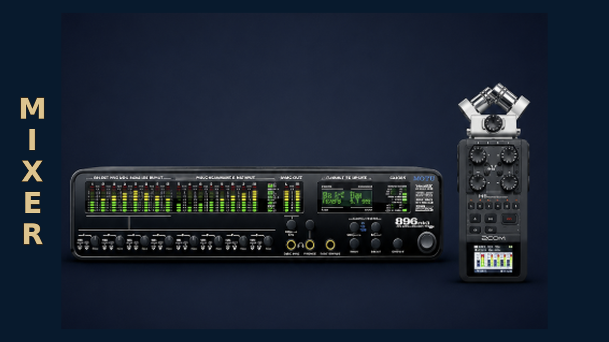 Mixer – MOTU 896mk3 und Zoom H6